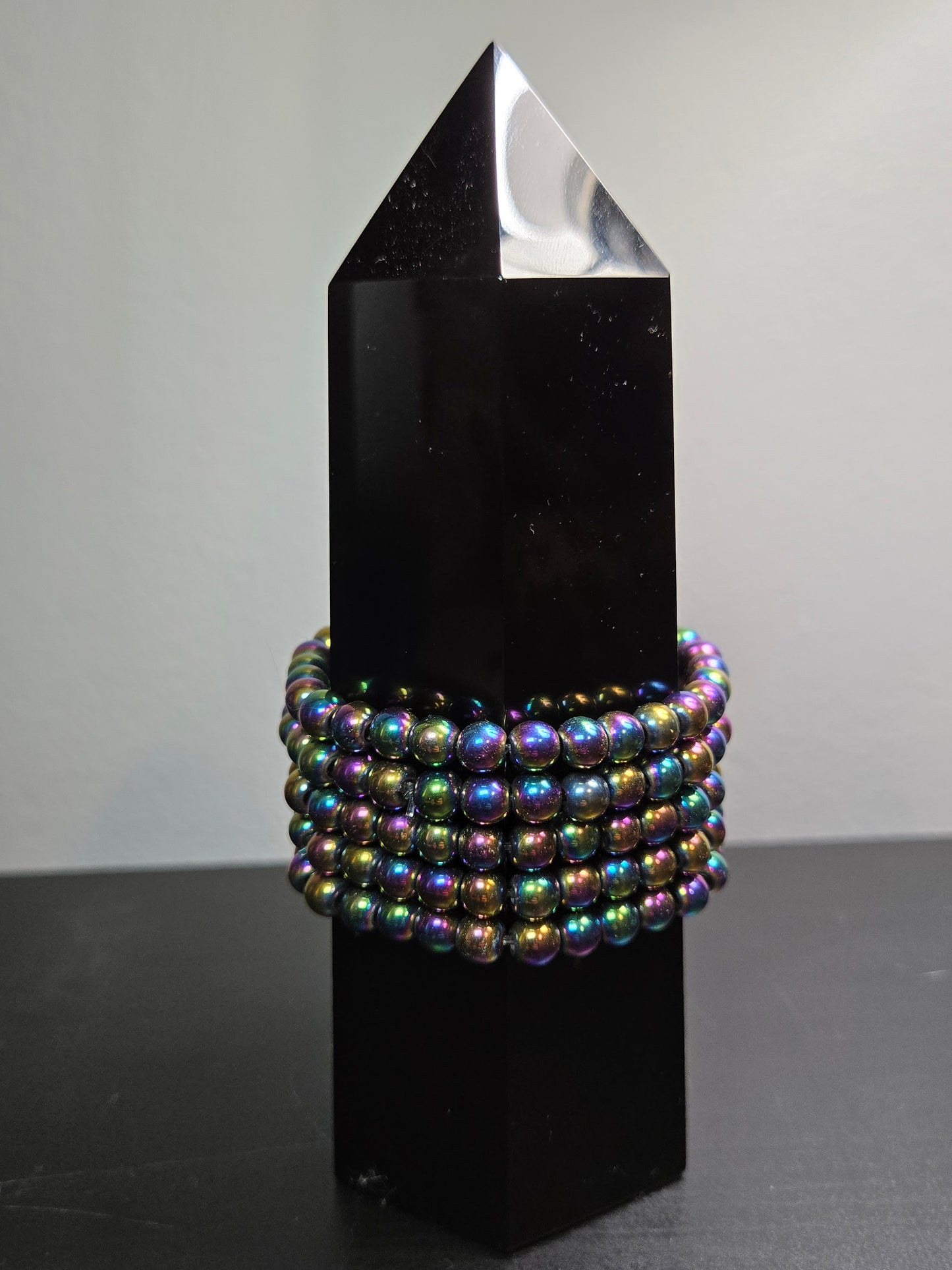 Rainbow Hematite Bracelet