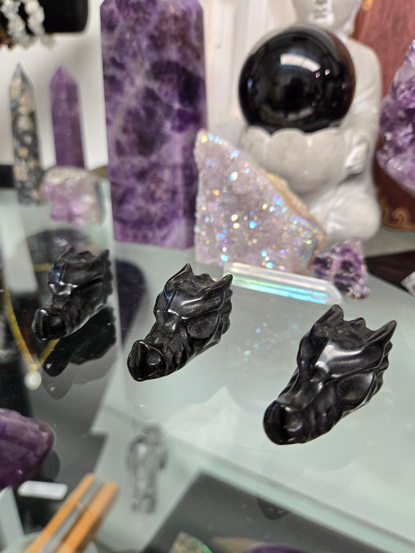 Obsidian Dragon Head